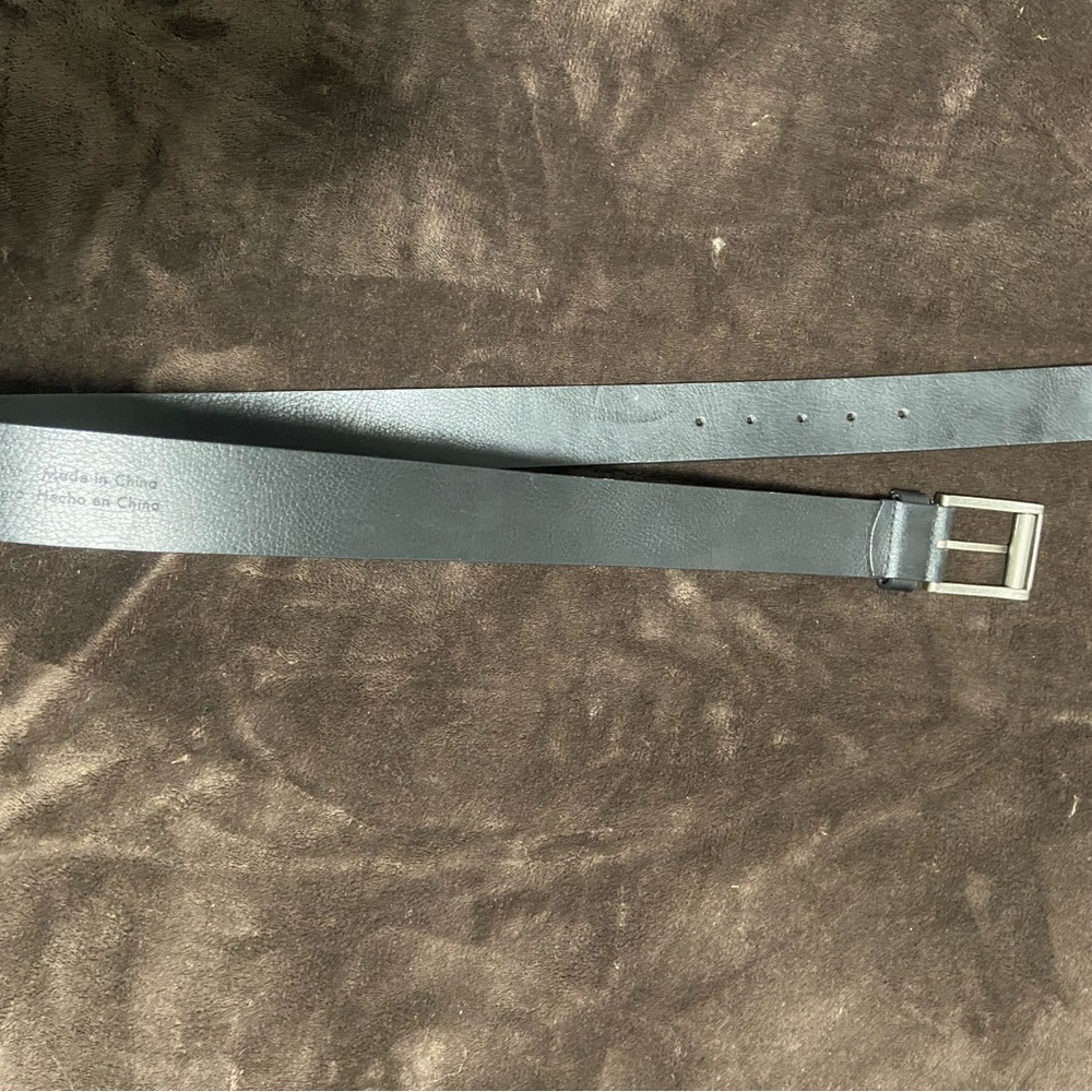 Calvin Klein Men's Black Leather Belt